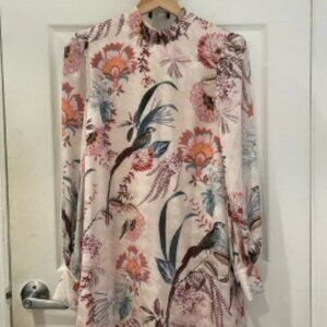 Ted Baker Floral Long Sleeve Dress